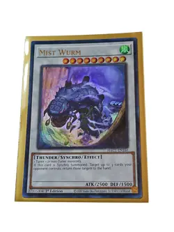 🔥Yugioh Mist Wurm HAC1-EN166 1st Edition Duel Terminal Ultra Rare Holo - NM - Image 1