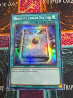 Yu-Gi-Oh! TCG Book of Lunar Eclipse MP22-EN099 Super Rare 1st Edition Near Mint - Image 1