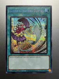 Yugioh - Harpie's Feather Duster Prismatic Secret Rare MP24-EN058, NM, 1st Ed - Image 1