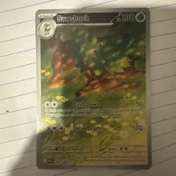 Pokemon TCG Sawsbuck Illustration Rare Card White Flare - Image 1