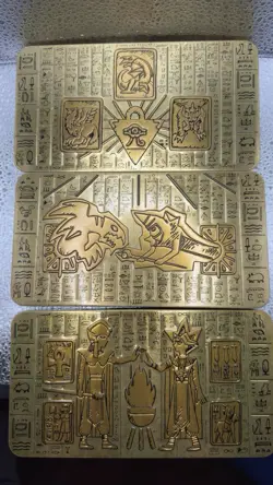 Yu-Gi-Oh! 2020 2021 2022 Mega Tin Tablet Display Set. Lids Only. No Cards! - Image 1
