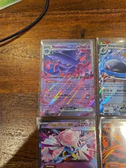 Pokemon TCG Lot of 4 PFL EX Cards Mismagius Empoleon Mega Diancie Oricorio EX NM - Image 2