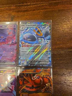 Pokemon TCG Lot of 4 PFL EX Cards Mismagius Empoleon Mega Diancie Oricorio EX NM - Image 3