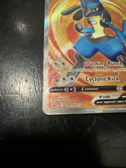 Lucario V Promo SWSH: Sword & Shield Promo Cards SWSH213 Lp - Image 4