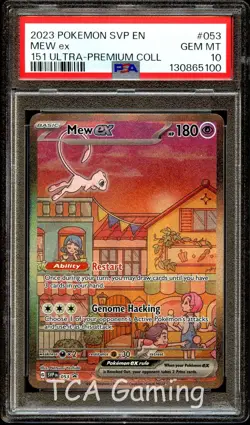 PSA 10 GEM MINT Mew Ex SVP053 ALTERNATE ART HOLO 151 UPC PROMO Pokemon Card 100 - Image 1