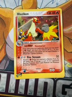 Blaziken - 3/109 - Pokemon Ex Ruby & Sapphire Holo Card Card - Image 1