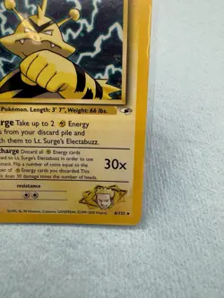LT. SURGE’S ELECTABUZZ - 6/132 - Gym Heroes - Holo Pokemon Card VLP or No Play - Image 4