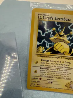 LT. SURGE’S ELECTABUZZ - 6/132 - Gym Heroes - Holo Pokemon Card VLP or No Play - Image 5
