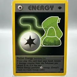 Potion Energy 82/82 Team Rocket 1st Edition Pokemon Card NM/LP - Image 1