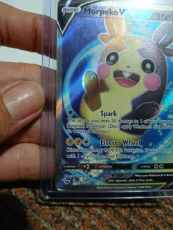 Morpeko V 190/202 Sword & Shield NM Full Art Ultra Rare Pokemon Card - Image 5
