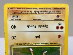 Hitmonchan Base Set 7/102 WOTC Holo Rare Pokemon Card - Heavily Played - Image 4