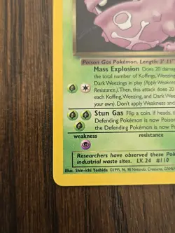 Pokemon Card - 1st Edition Dark Weezing Team Rocket 31/82 - Image 3