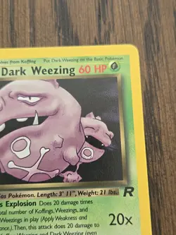 Pokemon Card - 1st Edition Dark Weezing Team Rocket 31/82 - Image 5