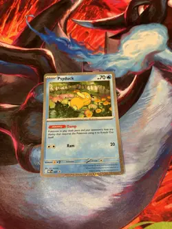 Pokemon TCG Psyduck Mega Evolution Blister Promo Holo Card Cosmos 007 - Image 1