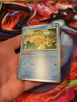 Pokemon TCG Psyduck Mega Evolution Blister Promo Holo Card Cosmos 007 - Image 4
