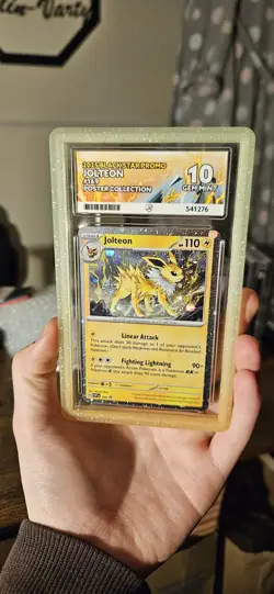 Ace 10 Jolteon Poster Collection Black Star Promo 2025 Pokemon Card Swirl - Image 3