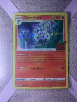 026/196 Chandelure : Rare Holo Card : Trick or Trade 2023 Pokemon TCG - Image 1