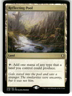 Reflecting Pool NM Regular MTG The List - Baldur's Gate CLB Unplayed Magic - Image 1