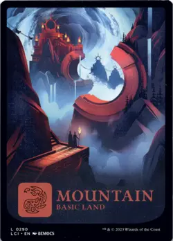 MTG Mountain (0290) Normal NM The Lost Caverns of Ixalan Magic 290 - Image 1