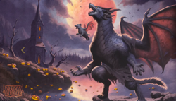 MTG Magic the Gathering Halloween 2023 Dragon Shield Playmat - Image 1