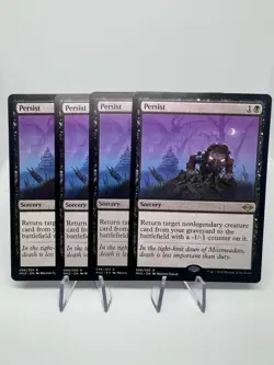 4x MTG Persist Modern Horizons 2 Non-Foil Magic The Gathering LP Playset - Image 1