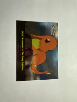 Pokemon Topps Series 2 EP11 Charmander The Stray Pokemon - Image 1