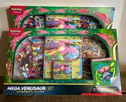 Mega Venusaur EX Premium Collection Box Lot Of Two (2) New Sealed Pokemon - Image 1