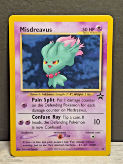 Misdreavus 39/53 WOTC Black Star Promo NM CLEAN Vintage Pokemon Card - Image 1