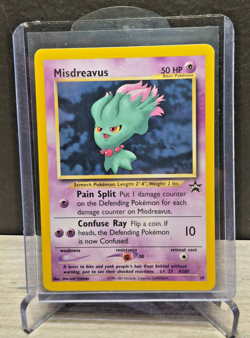 Misdreavus 39/53 WOTC Black Star Promo NM CLEAN Vintage Pokemon Card - Image 2