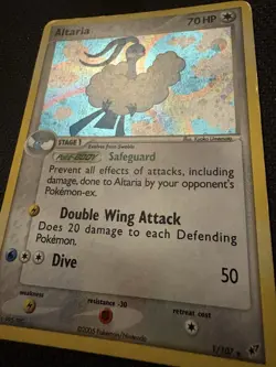 Pokemon TCG 2005 Altaria 1/107 EX Deoxys Holo HP - Image 3
