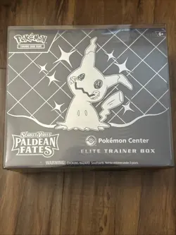 Paldean Fates Pokemon Center Elite Trainer Box PC ETB Factory Sealed + CASE - Image 1