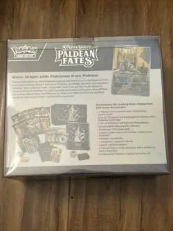 Paldean Fates Pokemon Center Elite Trainer Box PC ETB Factory Sealed + CASE - Image 3
