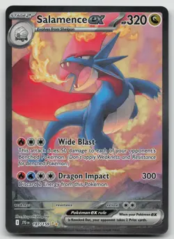 Pokemon Salamence EX 187/159 Journey Together Special Illustration Rare NM - Image 1