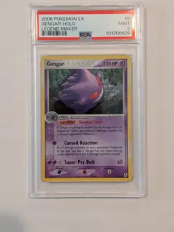 2006 Pokemon EX Gengar-holo Legend Maker PSA 9 - Image 1