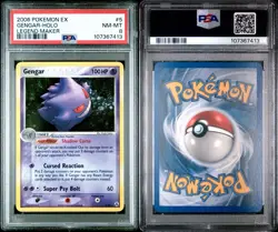 2006 Pokemon Ex Gengar-Holo Legend Maker #5 PSA 8 - Image 3