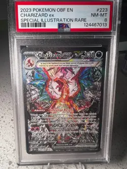 2023 POKEMON SV OBSIDIAN FLAMES - OBF EN #223/197 CHARIZARD EX SIR PSA 8 - Image 1