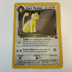 Pokemon Dark Persian #17 WOTC Black Star Promo Holo- Excellent Condition - Image 2