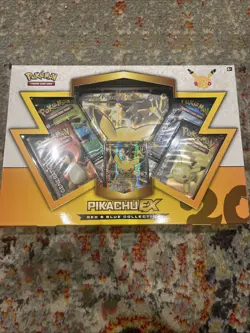 Pokemon 20th Anniversary Red & Blue Collection Pikachu EX Box *Factory Sealed* - Image 1