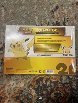 Pokemon 20th Anniversary Red & Blue Collection Pikachu EX Box *Factory Sealed* - Image 3