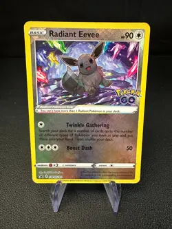 Radiant Eevee SWSH230, Black Star Promo, Pokemon, NM - Image 1