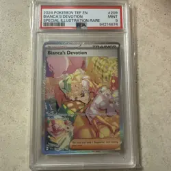 2024 POKEMON TEF EN-TEMPORAL FORCES #209 BIANCA'S DEVOTION PSA 9 - Image 1