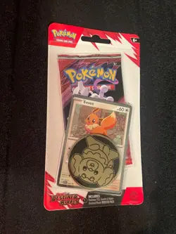 Pokemon Destined Rivals Blister-Eevee Promo-Factory Sealed - Image 3