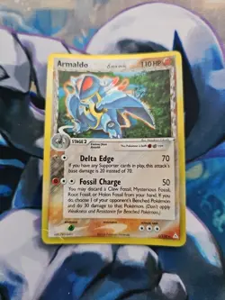 Pokemon EX Holon Phantoms Armaldo 1/110 Holo Rare Played - Image 1