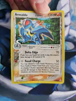Pokemon EX Holon Phantoms Armaldo 1/110 Holo Rare Played - Image 4