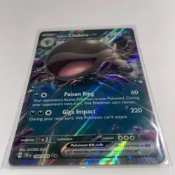 PALDEAN CLODSIRE EX POKEMON DOUBLE RARE HOLO JOURNEY TOGETHER NM 94/159 - Image 3