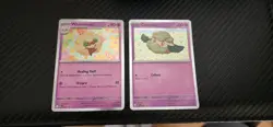 Pokemon -Whimsicott 019 & Cottonee 018- Phantasmal Flames Black Star PROMOS Rare - Image 1