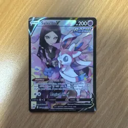 Pokemon TCG Sylveon V TG14/TG30 NM SWSH Brilliant Stars Trainer Gallery Holo - Image 1