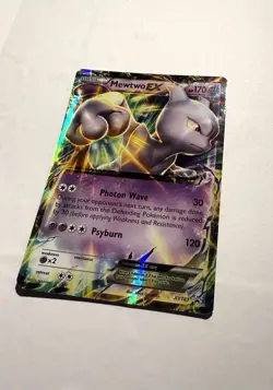 Pokemon XY Black Star Promos Mewtwo EX XY183 #XY183 Holo standard size - Image 2
