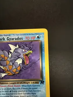 Pokemon TCG Dark Gyarados 25/82 1st Edition Team Rocket Non-Holo Rare - Image 4
