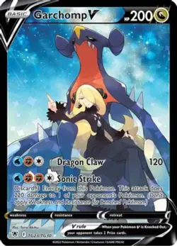 Lightly Played Garchomp V - TG23/TG30 - Trainer Gallery Ultra Rare Pokemon Astra - Image 1